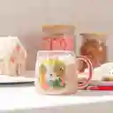 Tazón de Vidrio Con Diseño y Glitter 500 mL Casaideas