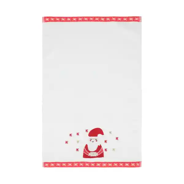 Set de Toalla Algodón Bordado Navidad Casaideas