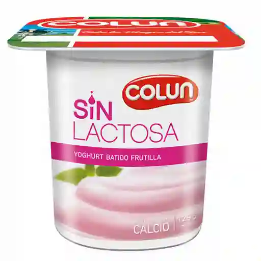Colun Yoghurt sin Lactosa Sabor a Frutilla