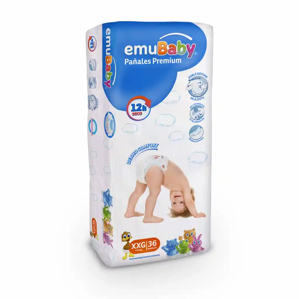 Emubaby Pañales Premium Etapa Xxg