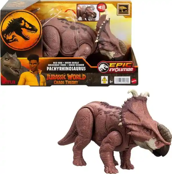 Jurassic World Juguete Dinosaurio Rugido Pachyrhinosaurus HTK72