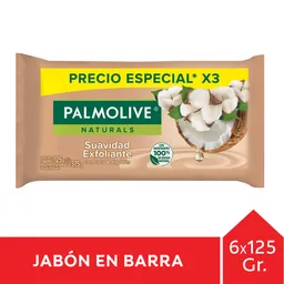 Palmolive Jabón De Tocador Coco Y Algodón 125G 3U