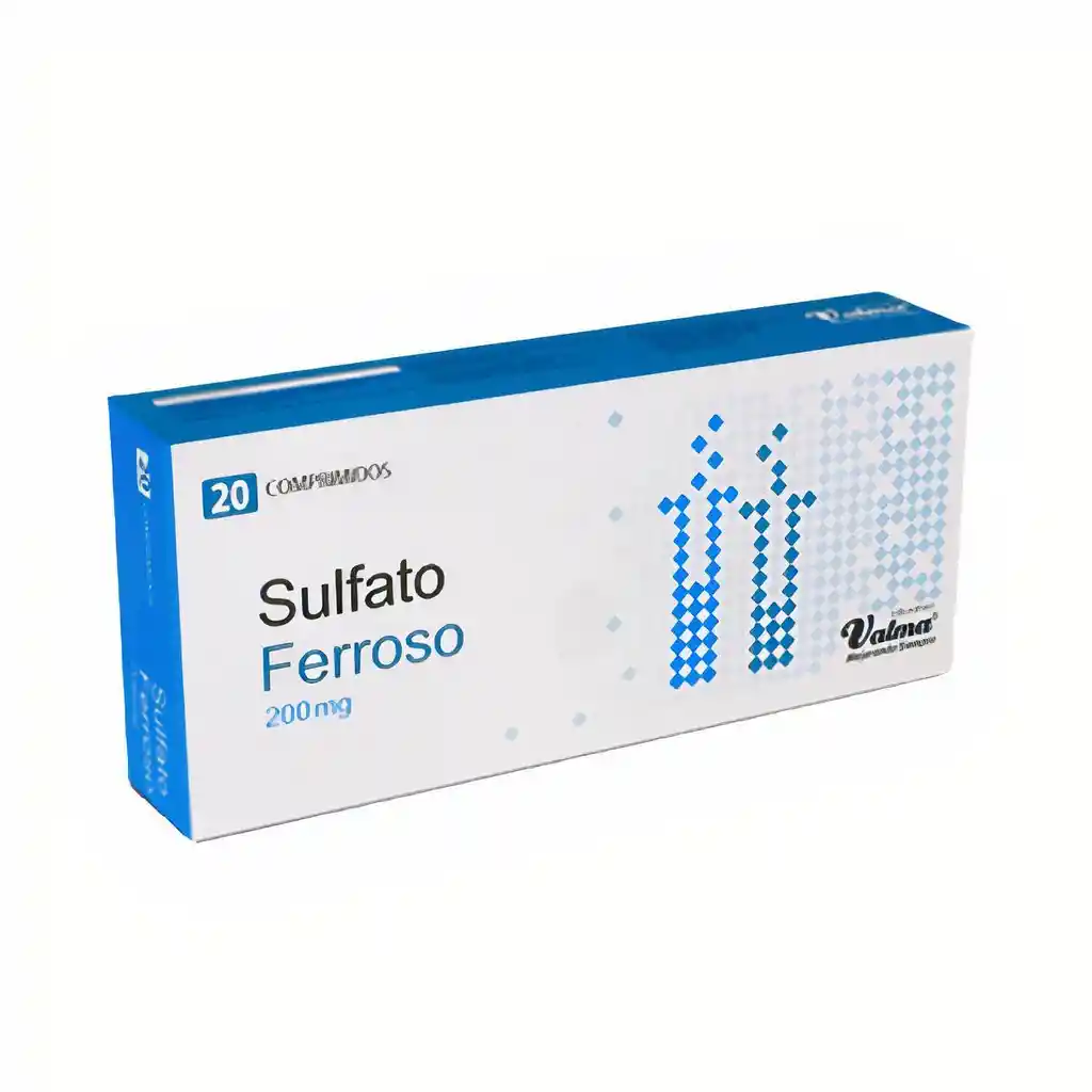 comp Sulfato Ferroso 200 Mg.X 20