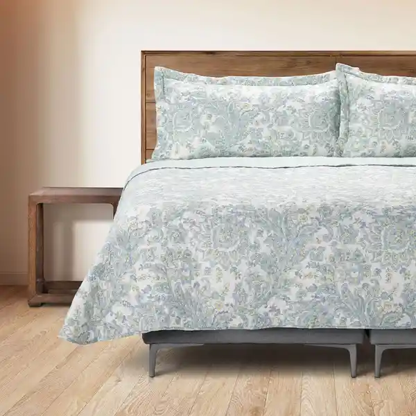 Quilt Timeless Estampado Amarilis King Rosen