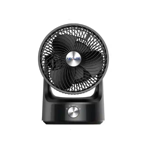 Airolite Ventilador Mesa Turbo 8 Plástico Negro VST08