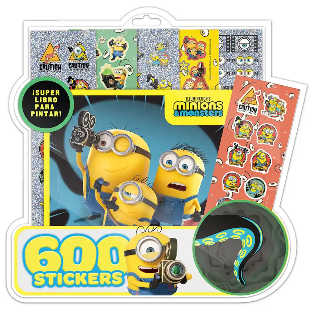 Libro Minions-600 Stickers