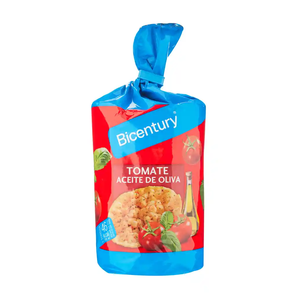 Bicentury Tortitas de Maíz Sabor a Tomate con Aceite de Oliva
