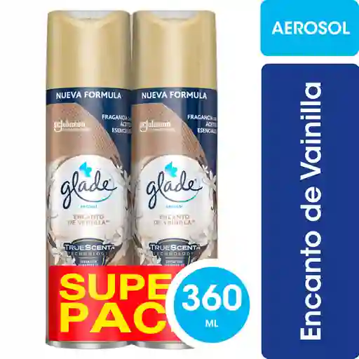 Glade Pack Ambientador Con Aroma Encanto de Vainilla en Aerosol
