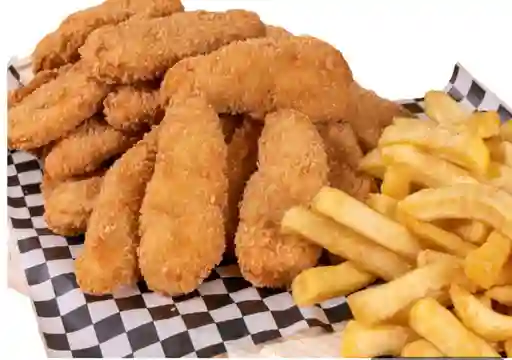 12 Chicken Tenders con Papas
