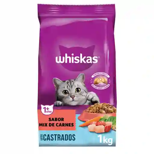Whiskas Alimento Para Gato Castrados 