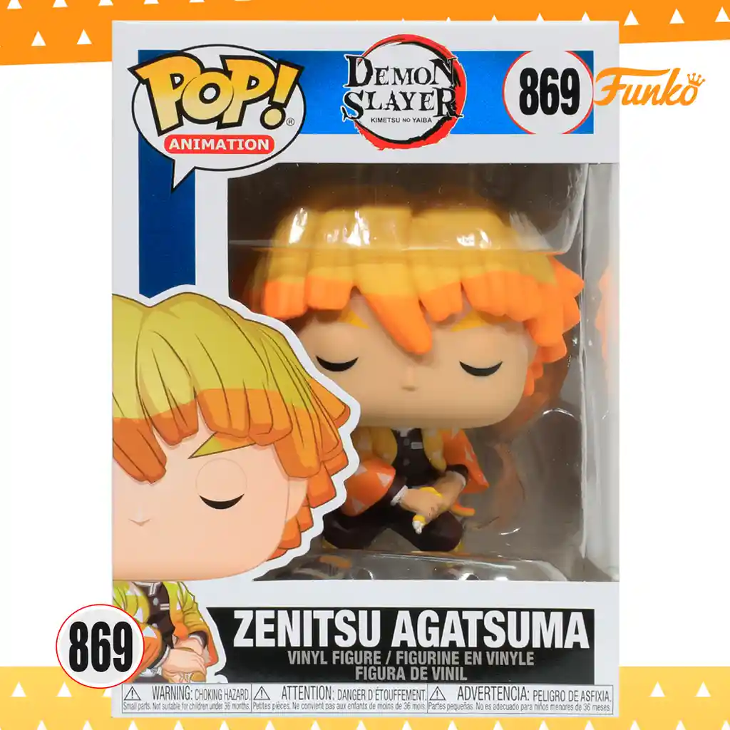 Funko Pop! Figura de Colección Animation Demon Slayer Zenitsu