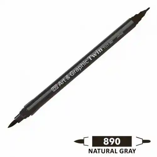 Marcador Zig Artgraphic Twin Tipr-nat