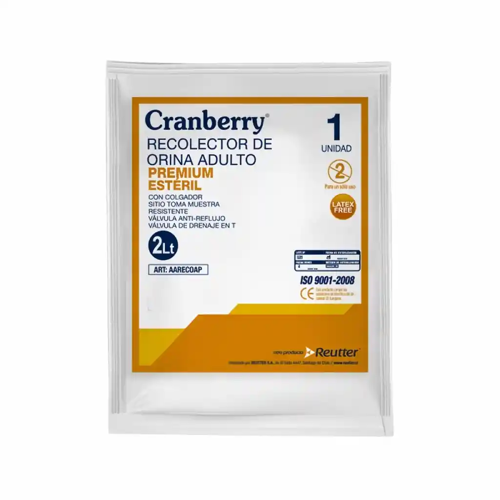 Cranberry Recolector de Orina para Adulto
