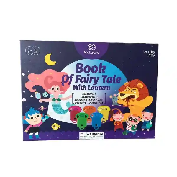 Tookyland Libro de Cuento de Hadas Con Linterna