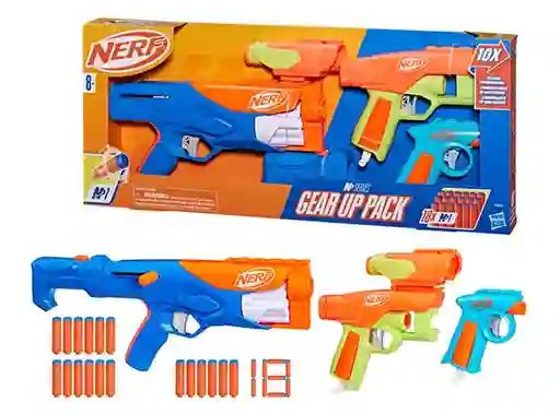 Nerf Pack Lanzador Series Gear up Iso