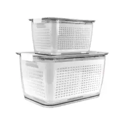 Simplit Pack Caja Organizadora Refrigerador M + L