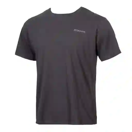 Polera Manga Corta Hombre M Equipamiento Gris Atakama Outdoor