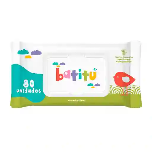 Batitu Toallas Húmedas 100% Biodegradable