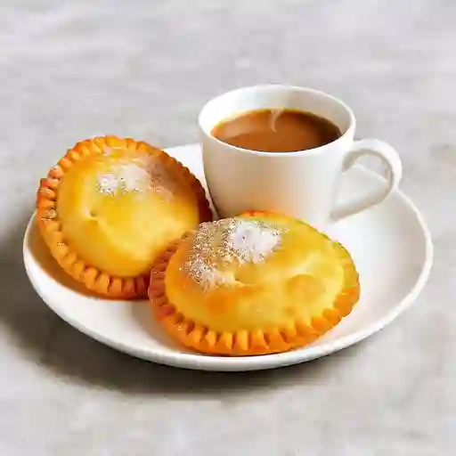 2 Sopaipillas + 1 Chocolate, Te O Cafe P