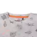 Polera Niño Gris claro Pillin 16