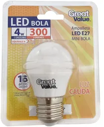 Great Value Bombilla Led A60 7W
