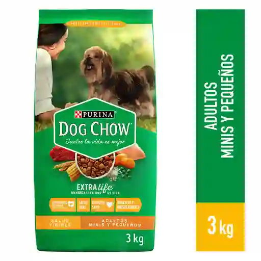 Dog Chow Alimento para Perro Adulto Raza Minis y Pequeños