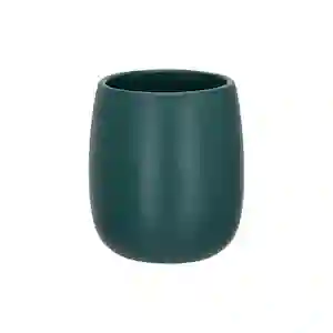 Vaso de Resina Para Baño Verde