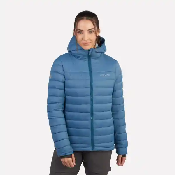 Parka Mujer Xs Indómita Azul Petróleo Atakama Outdoor