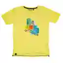 Polera Niño Amarillo Pillin 10 a