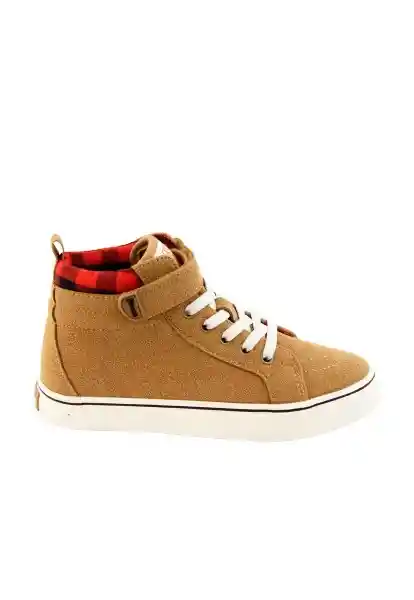 Zapatillas Urbana Caña Velcro W24 Niño Toffee 31 922 Ficcus