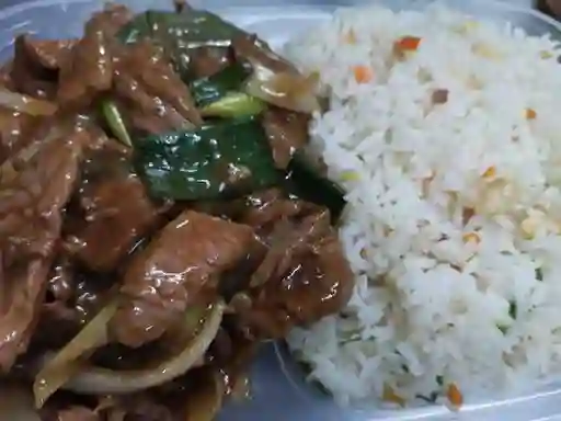 Colación-Carne Mongoliana con Acompañamiento