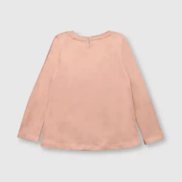 Polera Lúdica Rosa de Bebé Niña Viejo Talla 36M Colloky