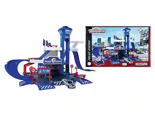 Majorette Juguete Estación de Policía Creatix + 1