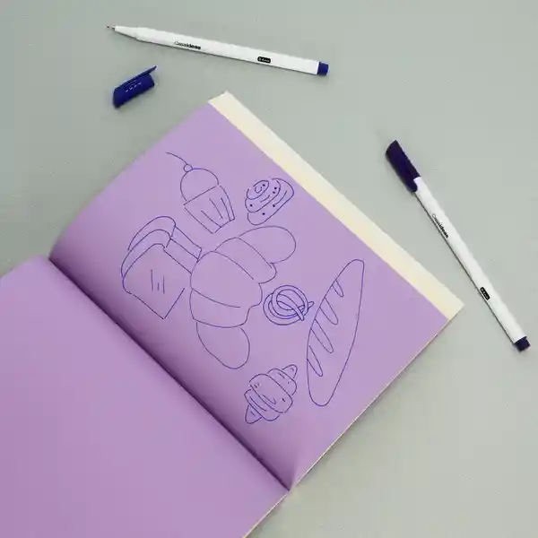 Libreta Con Lomo y Tapa Papel 16.5 x 1.5 x 21 cm Casaideas