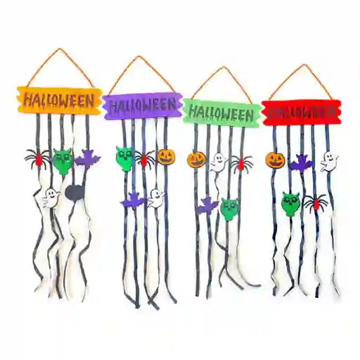 Colgante Banner Halloween Colores