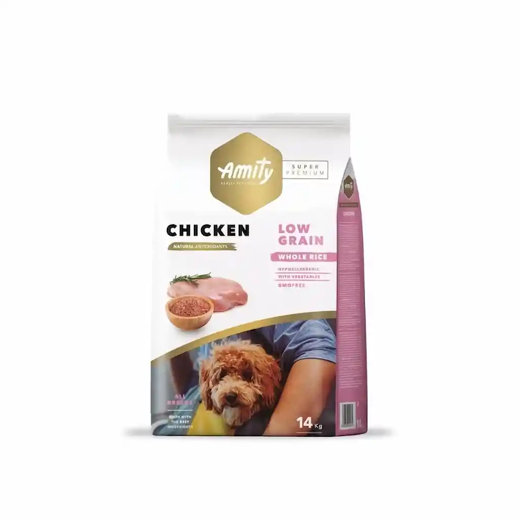 Amity Alimento Para Perro Adulto Low Grain Chicken