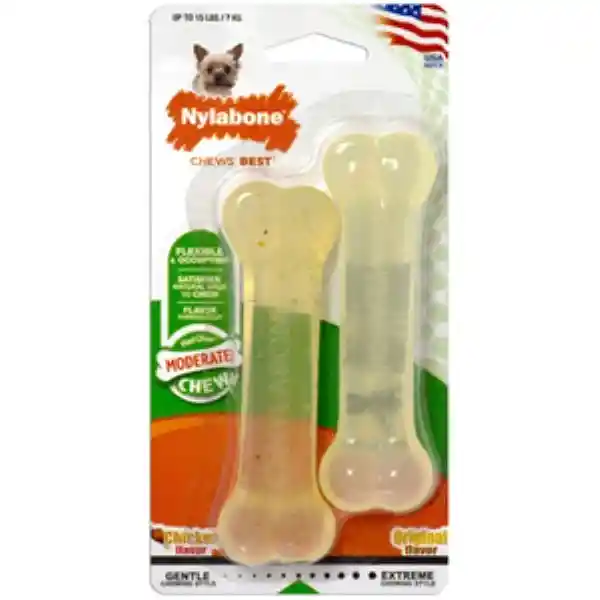 Nylabone Juguete Moderate Chew Masticable Sabor Pollo