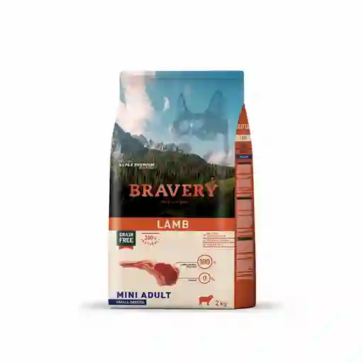 Bravery Alimento Para Perro Lamb Mini Adult Small Breeds
