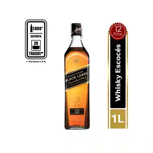 Whisky Johnnie Walker Black Label 1 L