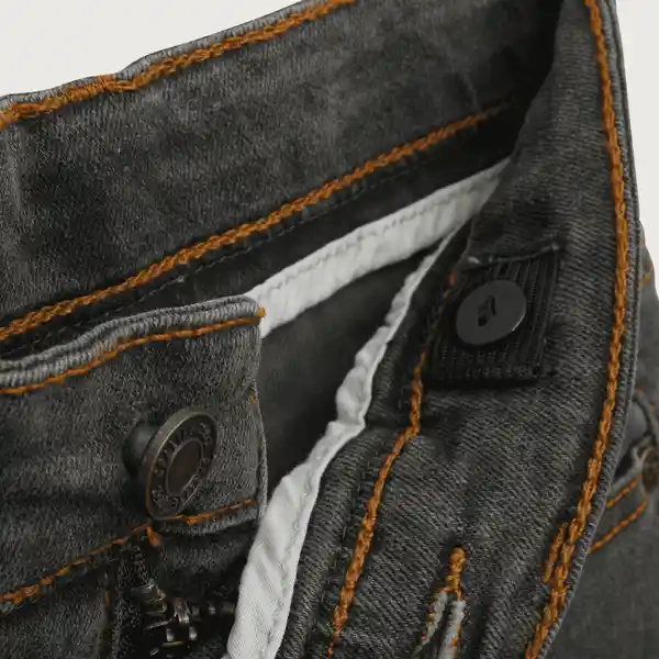 Jean Denim Recto Color Gris Talla 18M Opaline