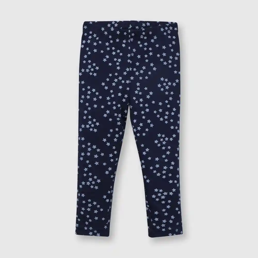 Pantalón Estampada De Bebé Niña Azul Talla 6/9m