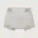 Short De Bebé Bombacho Niño Blanco Talla 9m