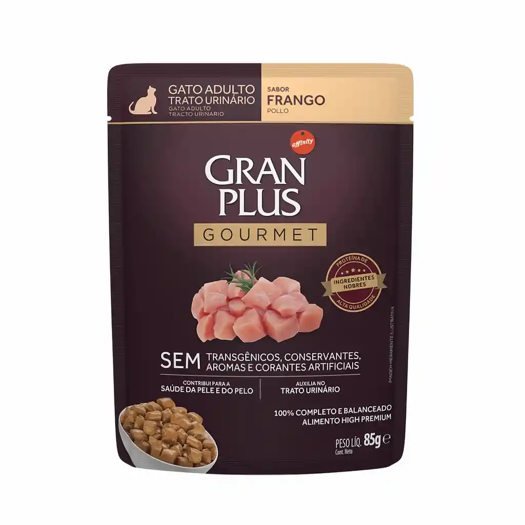 Gran Plus Alimento Húmedo para Gato Adulto Urinary de Pollo