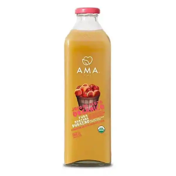 Ama Jugo de Manzana y Durazno Orgánico