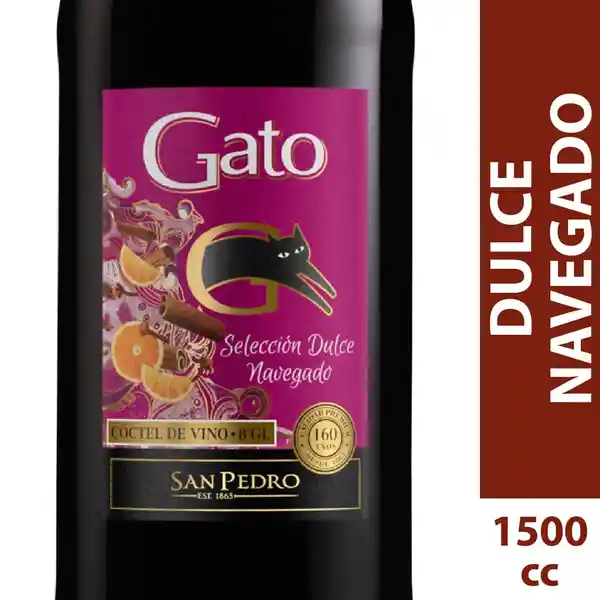 Gato Vino Tinto Sel Dulce Navegado