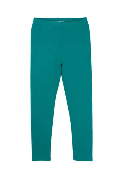 Leggins Kids Day to Day 744 Niña Verde Talla 6 Años Ficcus