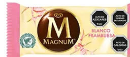Magnum Paleta Chocolate Blanco Con Frambuesa