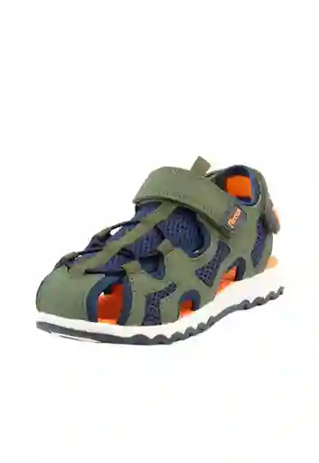 Sandalias Outdoor Velcro Junior Niño Verde 34 918