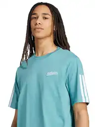 Adidas Polera M Script Tee Verde L KD2260