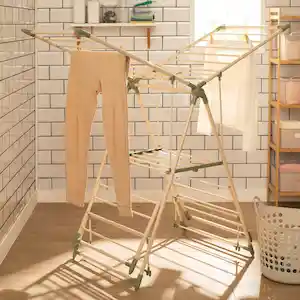 Tendedero Metálico Horizontal Plegable de Piso 156 x 61 x 99 cm